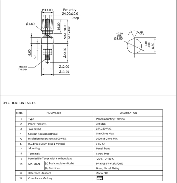4mm Banana Socket