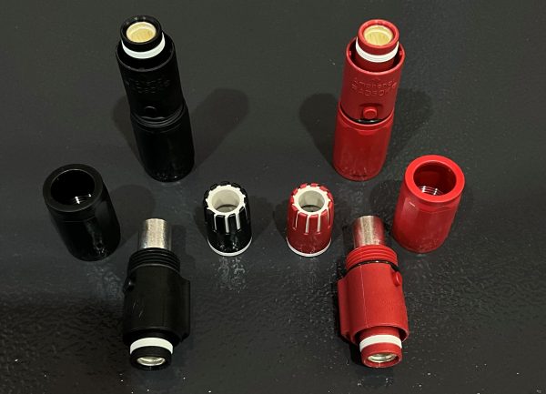 Surlok EV Connector Straight Plug Black