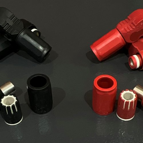 Surlok EV Connector Right Angle Plug Black