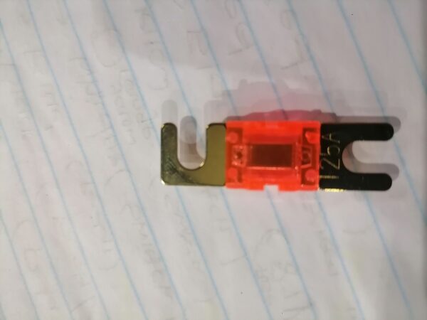 125A Mini ANL Bolt-Down Fuse – Gold Plated – Qty 5