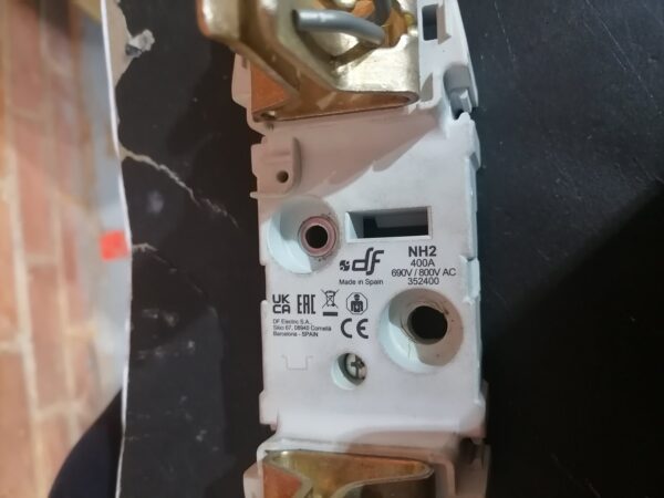 DF Electric NH2 400A 690/800V AC Fuse Holder Base