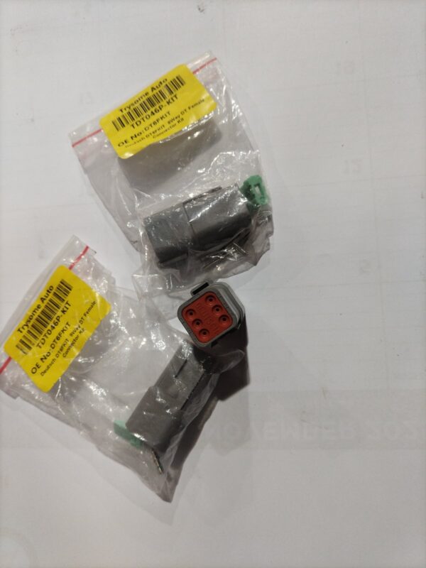 Deutsch DT6FKIT 6-Way DT Female Connector Kit (x2)
