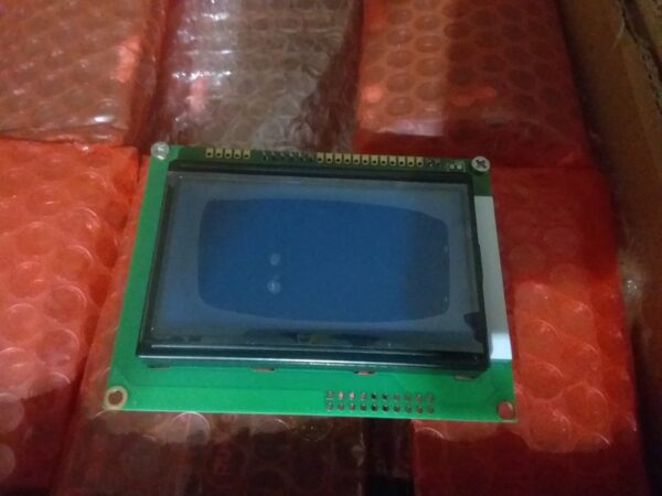 12864 128x64 Graphic LCD Module – Blue Backlight, 20-Pin, ST7920 Compatible