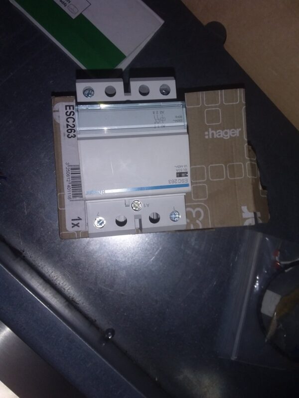 Hager ESC263 63A 2-Pole Modular Contactor 230V – New in Box
