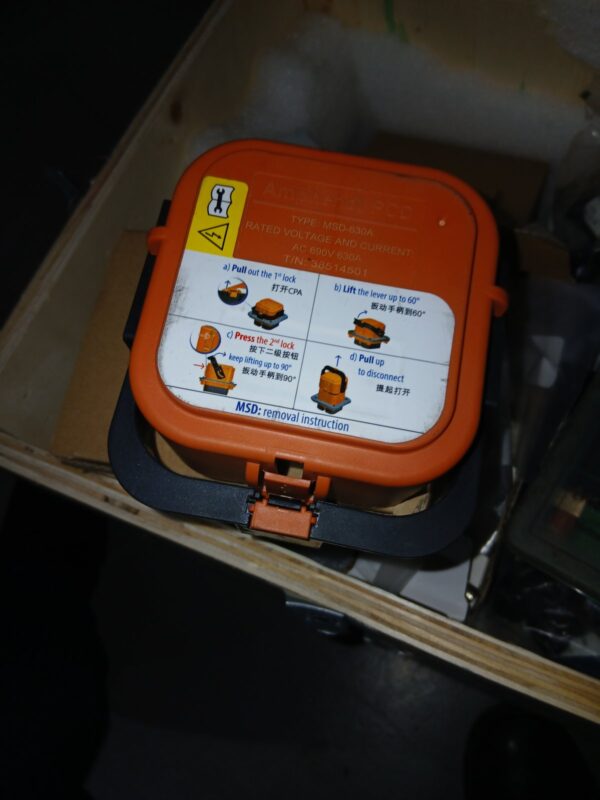 MSD-630A High-Voltage Manual Service Disconnect — AC 690V 630A EV/Battery