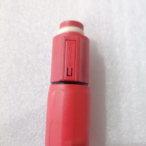 Amphenol SurLok Plus RADSOK High-Power EV Connector Plug — Red, IP67