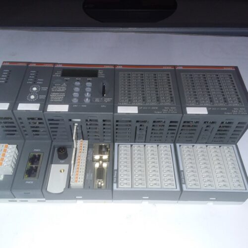 ABB AC500 PLC System – PM573-ETH CPU + CM529 + CM599 + 2x DC532 I/O (Class I Div 2 Rated) ABB AC500 PLC System – PM573-ETH CPU + CM529 + CM599 + 2x DC532 I/O (Class I Div 2 Rated)
